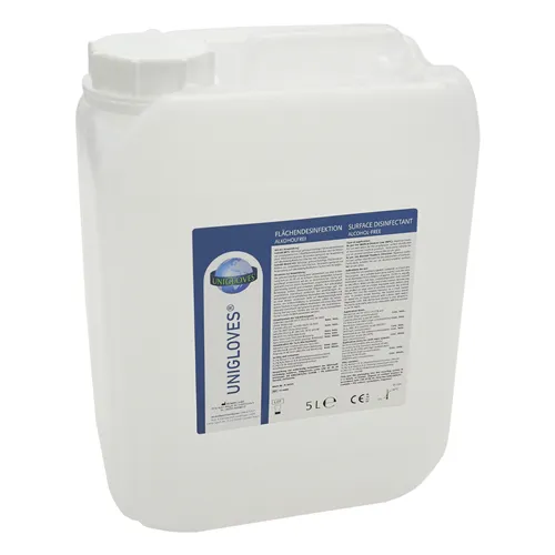 UNIGLOVES ALCOHOLVRIJE OPPERVLAKTE DESINFECTIE (5ltr)