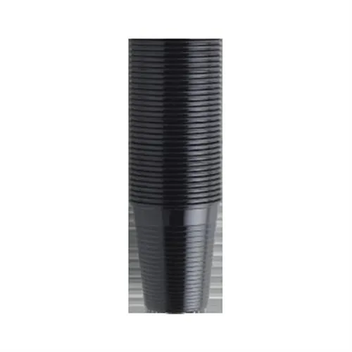 EURONDA MONOART PLASTIC BEKERS KLEUR ZWART (100st)