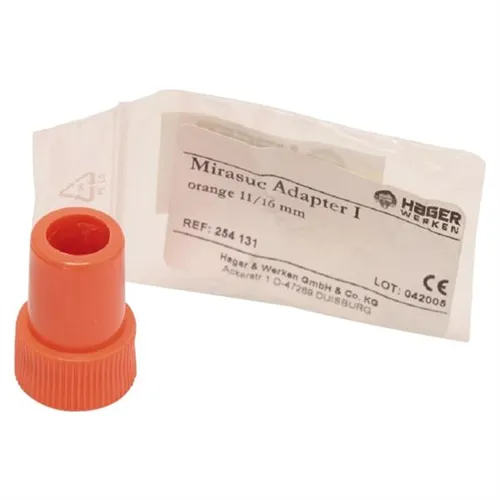 HAGER&WERKEN MIRASUC SPEEKSELZUIGER ADAPTER ORANJE 11-16mm (1st)