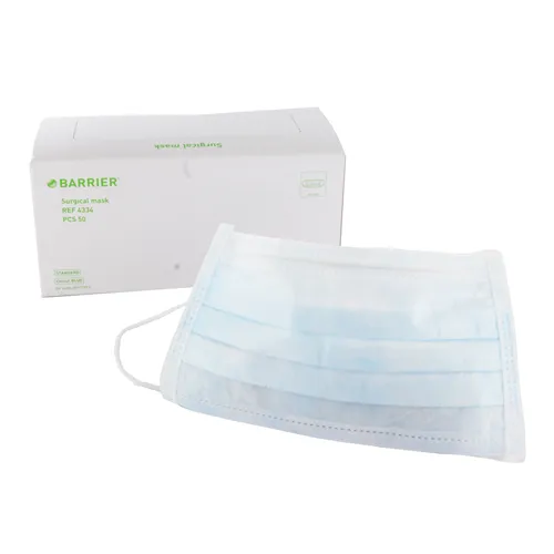 MOLNLYCKE MONDMASKERS BARRIER MET ELASTIEK BLAUW TYPE II NR.4334 (50st)