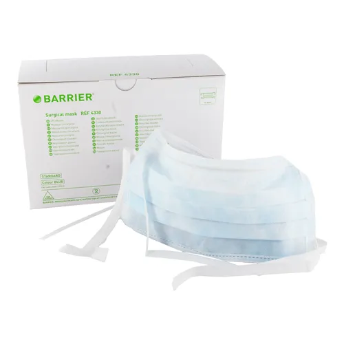 MOLNLYCKE MONDMASKERS BARRIER MET KOORD BLAUW TYPE II NR.4330 (50st)