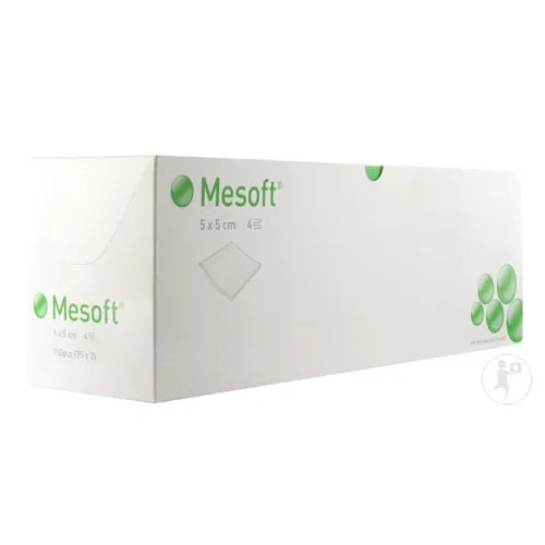 MÖLNLYCKE MESOFT GAASJES STERIEL NON-WOVEN 5x5cm/4 laags (75x2st)