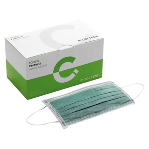 ROEKO type IIR PRO ACTIVE CARBON MONDMASKER MET ELASTIEK GROEN (50st)