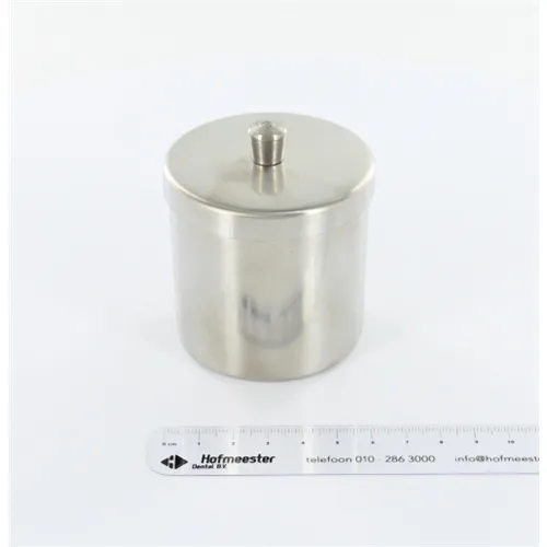 SKANSTAAL WATTENROLLEN HOUDER RVS MET DEKSEL (6cm)