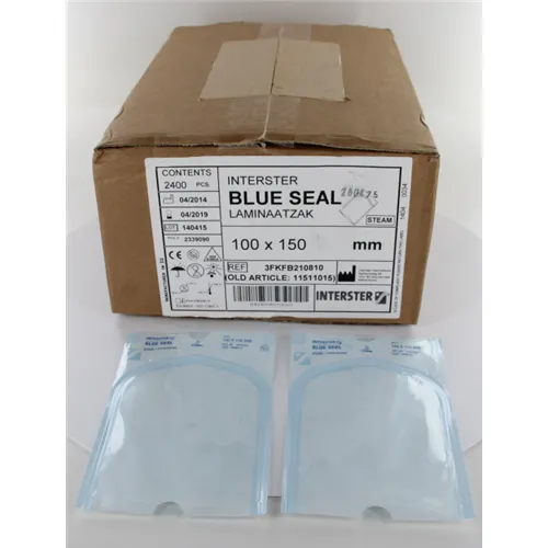 INTERSTER BLUESEAL LAMINAATZAKJES 100x150mm (2400st)