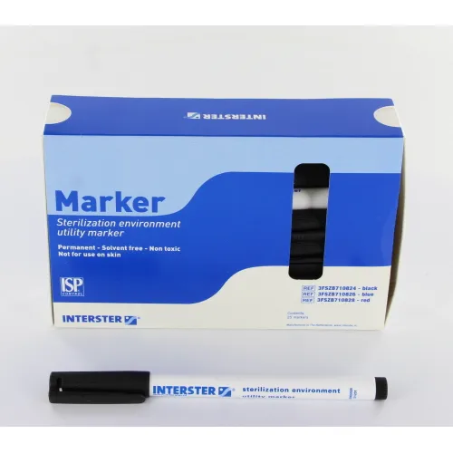 INTERSTER PERMANENT MARKER ZWART 