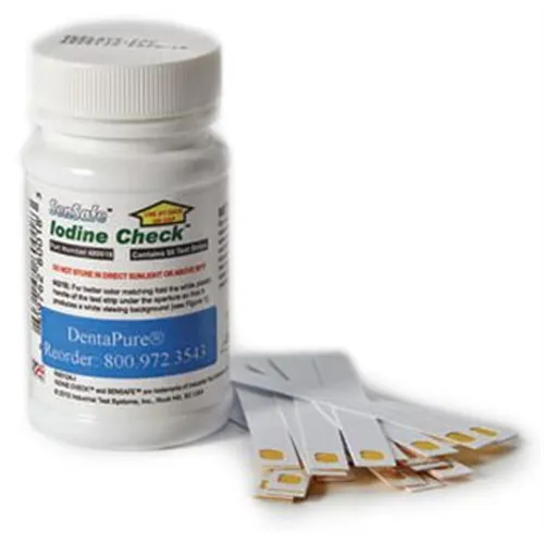 FHS DENTAPURE IODINE TEST STRIPS (50st) REF DPTEST
