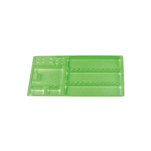FHS INSTRUMENTEN TRAYS 28x18cm GROEN (400st)