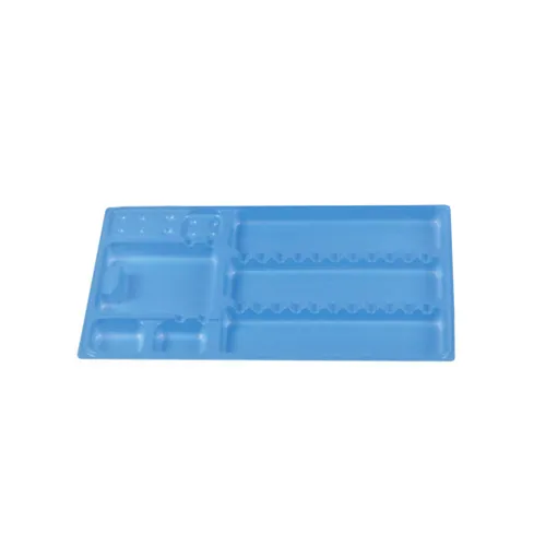 FHS INSTRUMENTEN TRAYS 28x18cm LICHTBLAUW (400st)