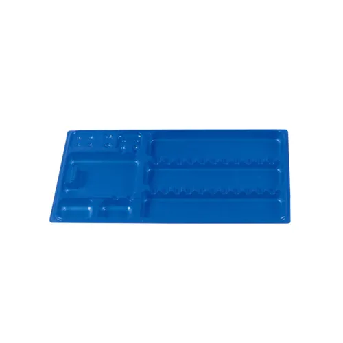 FHS INSTRUMENTEN TRAYS 28x18cm DONKERBLAUW (400st)