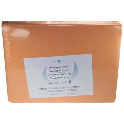 PURE TRAYFILTERPAPIER ORANJE 28x36cm (250st)