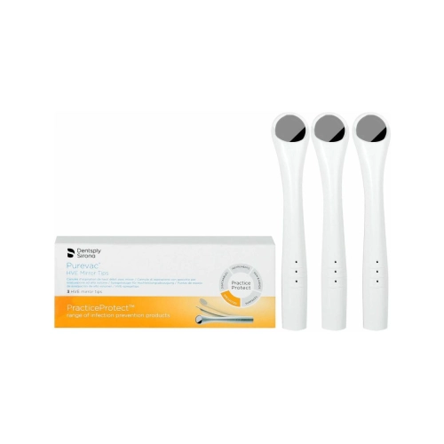 DENTSPLY SIRONA PUREVAC HVE AFZUIGER MET SPIEGEL KEUR WIT (3st)