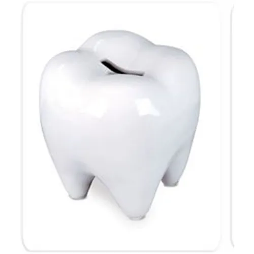 HAGER&WERKEN MC TOOTH SPAARPOT MOLAAR WIT