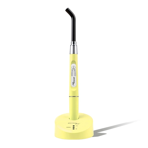 PREMIUM PLUS LED UITHARDINGSLAMP C01C GEEL MET STANDAARD FIBER OPTISCHE LICHTGELEIDER