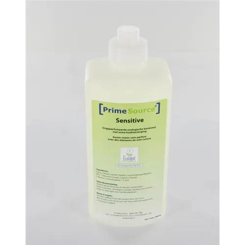 PRIME SOURCE MILDE HANDZEEP ONGEPARFUMEERD (500ml) v/h KC Sporex