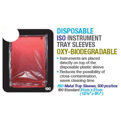 PREMIUM PLUS ISO NORM TRAY SLEEVES 31x21cm BIO (500st)