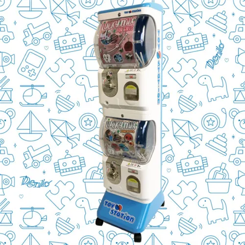 DENLO TOYSTATION BLAUW/WIT COMPLEET V-7
