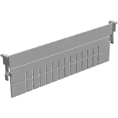 H+H SYSTEM FLEXMODULE VOORRAADSYSTEEM VERDELER L400xH100 GRIJS ABS