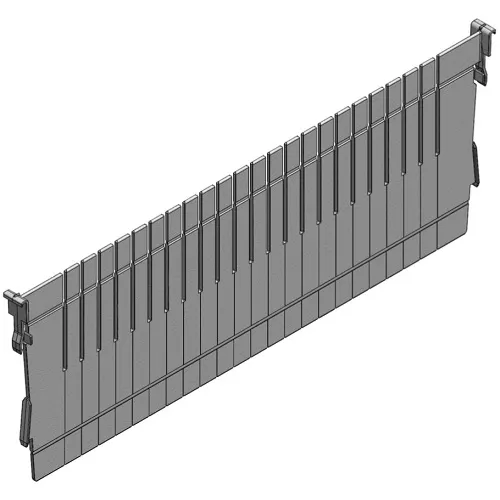 H+H SYSTEM FLEXMODULE VOORRAADSYSTEEM VERDELER L600xH200 GRIJS ABS