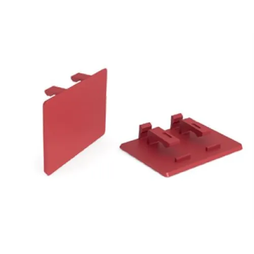 ALL MODUL ETIKETHOUDER HORIZONTAAL 57x40mm (BxH) ROOD