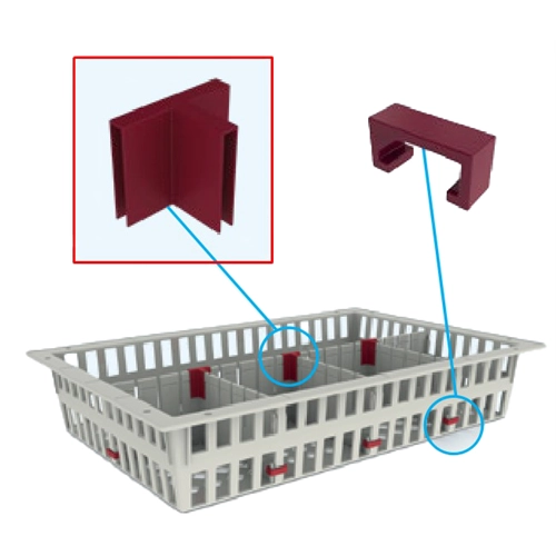 ALL MODUL T-STUK ABS ROOD tbv MODULES