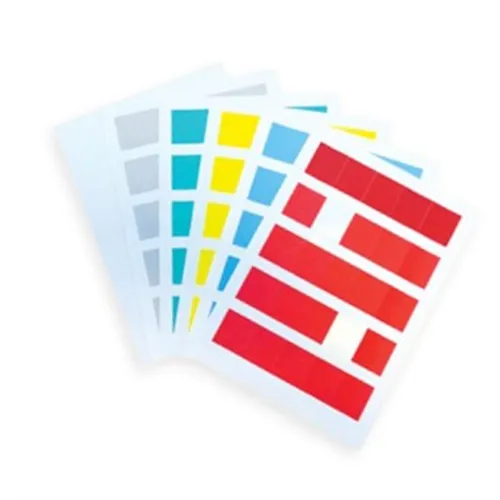 ALL MODUL ETIKETTEN ZELFKLEVEND ROOD 25 STUKS TBV ETIKETHOUDER 1410010