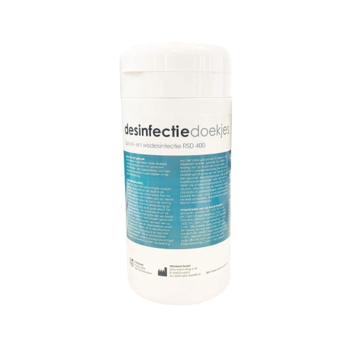 FHS DESINFECTIE ALCOHOLDOEKJES 12x20cm DISPENSER + REFILL (100st)