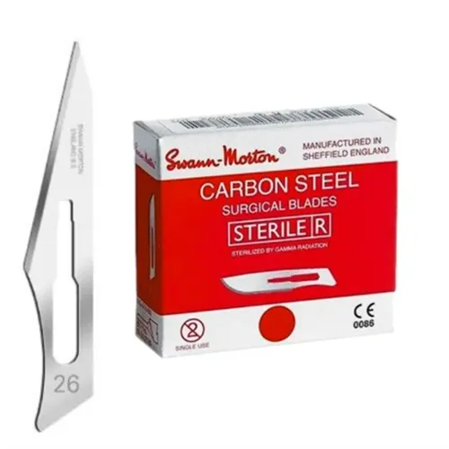 SWANN MORTON LANCETMESJES CS NR.26 (100st) STERIEL REF 0213