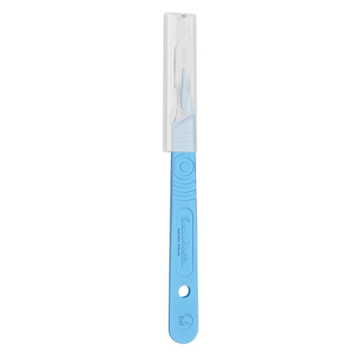 SWANN MORTON WEGWERPSCALPELS MET BESCHERMHOES GUARD NR.15 (10st) STERIEL REF 6605