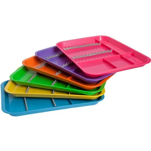 ZIRC B-LOK DIVIDED TRAY KLEUR Q ORANJE