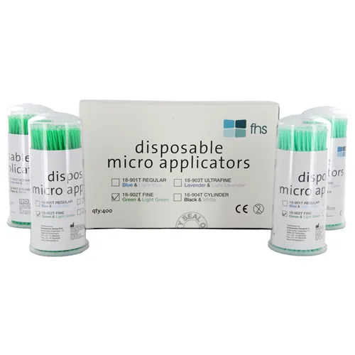 FHS MICRO APPLICATORS FINE GROEN (4x100st)