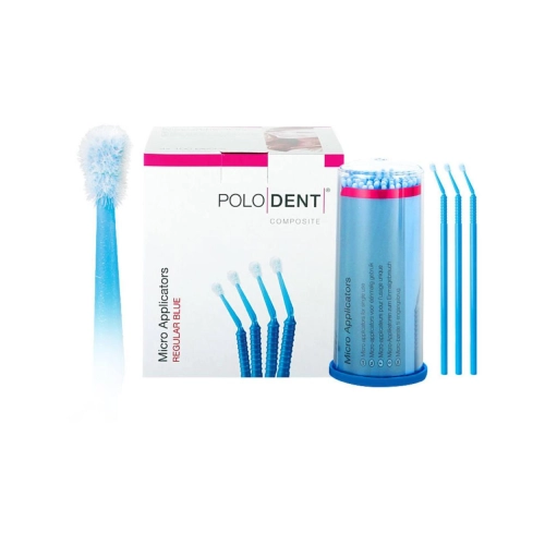 POLODENT MICRO APPLICATORS REGULAR BLAUW (4x100st)
