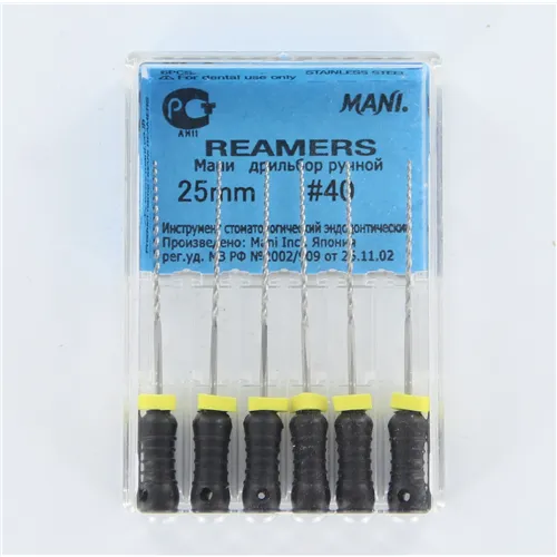 MANI REAMERS 25mm NR.40 ZWART (6st)