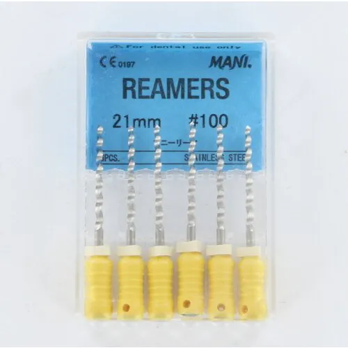 MANI REAMERS 21mm NR.100 GEEL (6st)