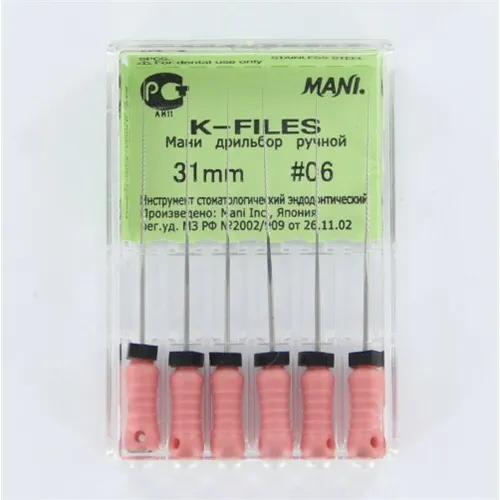 MANI K-FILES 31mm NR.06 ROZE (6st)