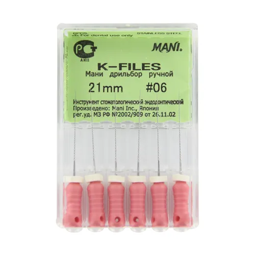 MANI K-FILES 21mm NR.06 ROZE (6st)