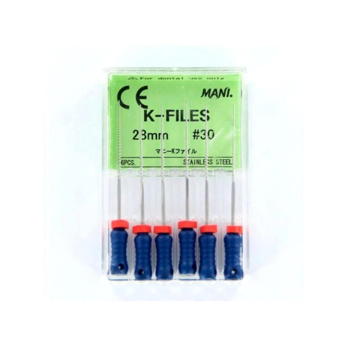 MANI K-FILES 28mm NR.30 BLAUW (6st)