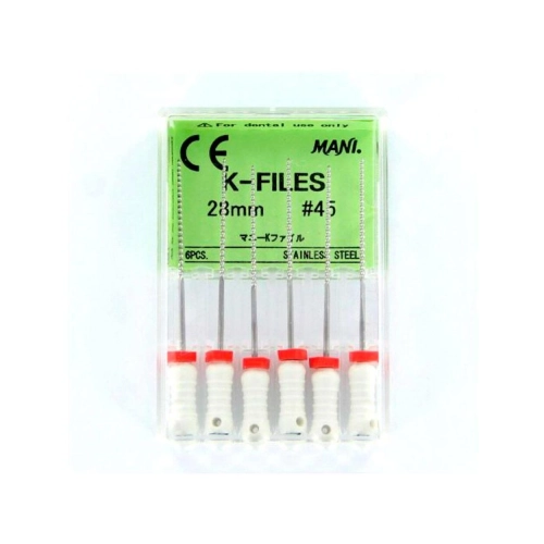 MANI K-FILES 28mm NR.45 WIT (6st)