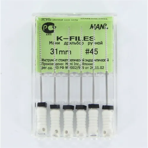 MANI K-FILES 31mm NR.45 WIT (6st)