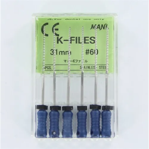 MANI K-FILES 31mm NR.60 BLAUW (6st)
