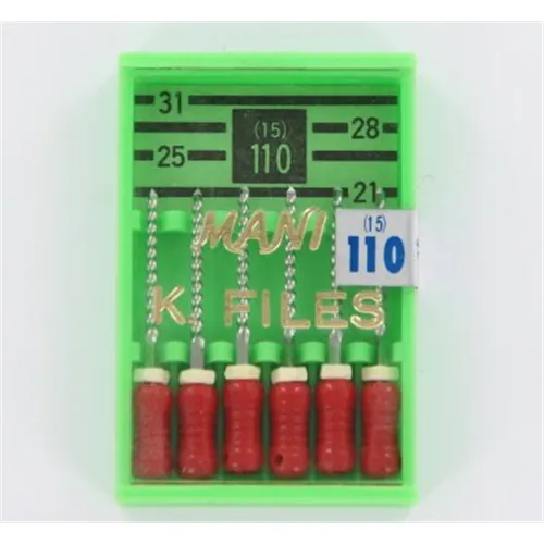 MANI K-FILES 21mm NR.110 ROOD (6st)