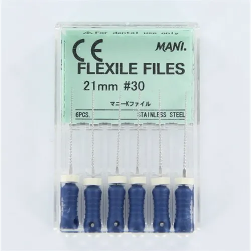 MANI FLEXILE FILES 21mm NR.30 BLAUW (6st)