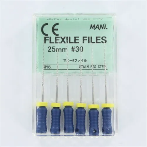 MANI FLEXILE FILES 25mm NR.30 BLAUW (6st)