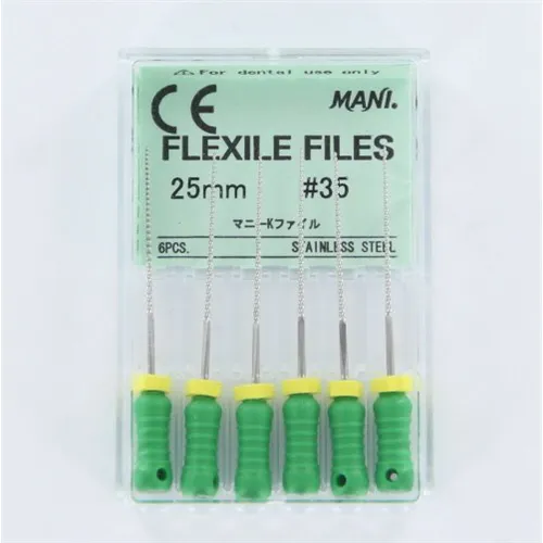 MANI FLEXILE FILES 25mm NR.35 GROEN (6st)