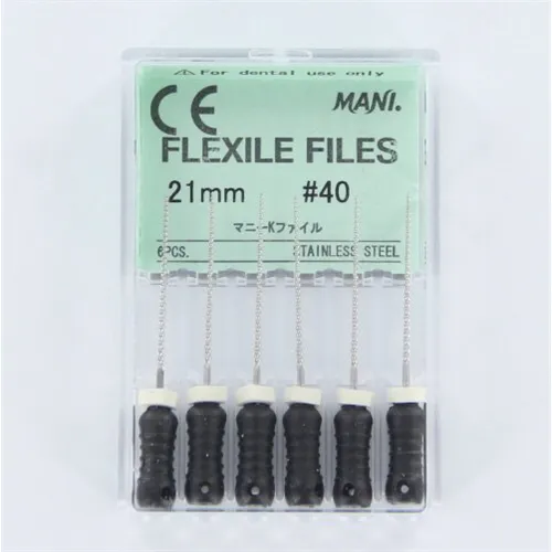 MANI FLEXILE FILES 21mm NR.40 ZWART (6st)