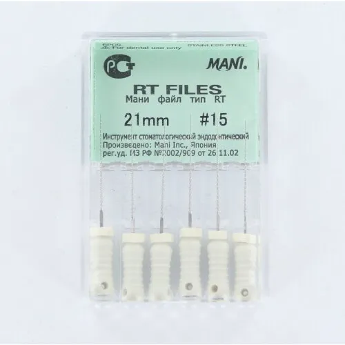 MANI RT-FILES 21mm NR.15 WIT (6st)