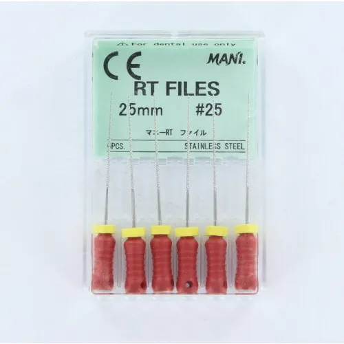 MANI RT-FILES 25mm NR.25 ROOD (6st)