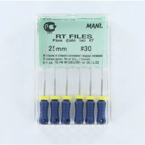 MANI RT-FILES 25mm NR.30 BLAUW (6st)