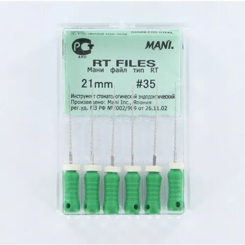 MANI RT-FILES 21mm NR.35 GROEN (6st)
