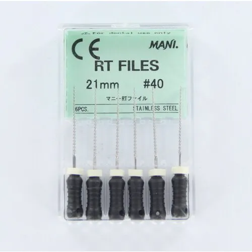 MANI RT-FILES 21mm NR.40 ZWART (6st)